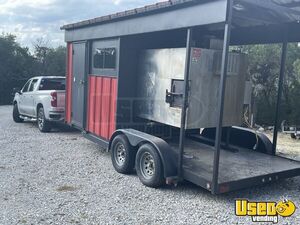 2001 Custom-built Barbecue Concession Trailer Barbecue Food Trailer Texas for Sale