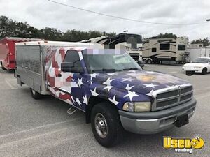 2001 Dodge Ram Lunch Serving Food Truck Air Conditioning Florida Gas Engine for Sale