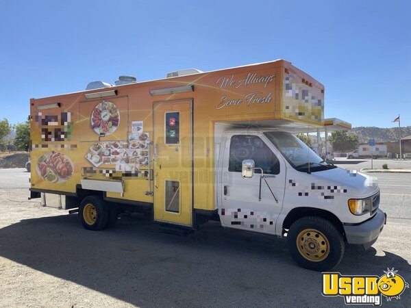2001 E450 Kitchen Food Truck All-purpose Food Truck California Gas Engine for Sale