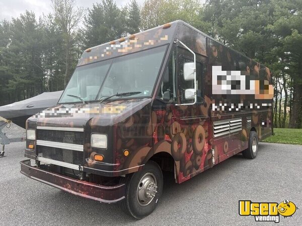 2001 E450 Step Van Mini Donut Food Truck Bakery Food Truck Pennsylvania Gas Engine for Sale