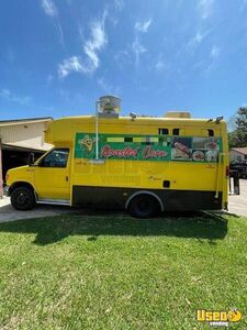 2001 Econoline Roasted Corn Food Truck All-purpose Food Truck Air Conditioning Texas Gas Engine for Sale
