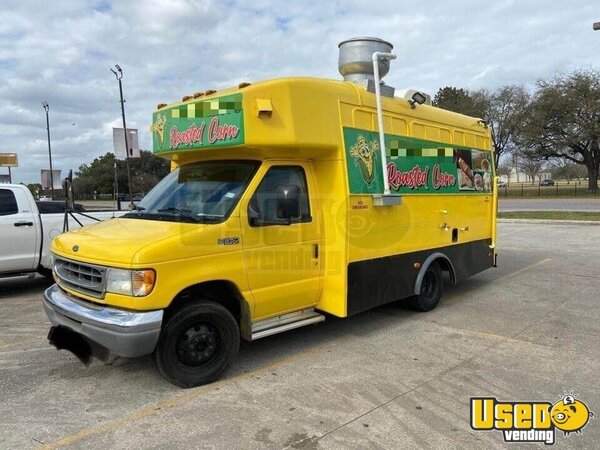 2001 Econoline Roasted Corn Food Truck All-purpose Food Truck Texas Gas Engine for Sale