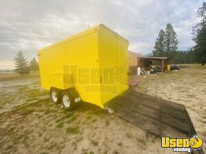 2001 Enclosed Utility Kitchen Food Trailer Air Conditioning Montana for Sale