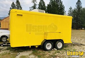 2001 Enclosed Utility Kitchen Food Trailer Cabinets Montana for Sale
