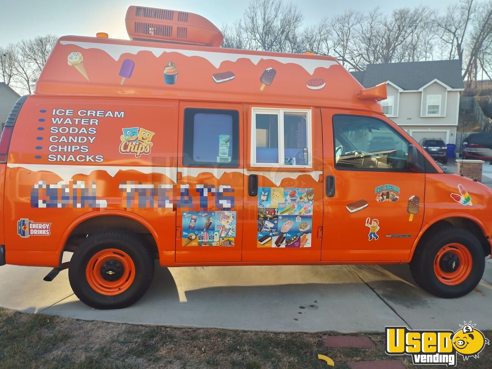 Nice Looking 2001 Chevy Express G3500 Ice Cream Truck Mobile Dessert