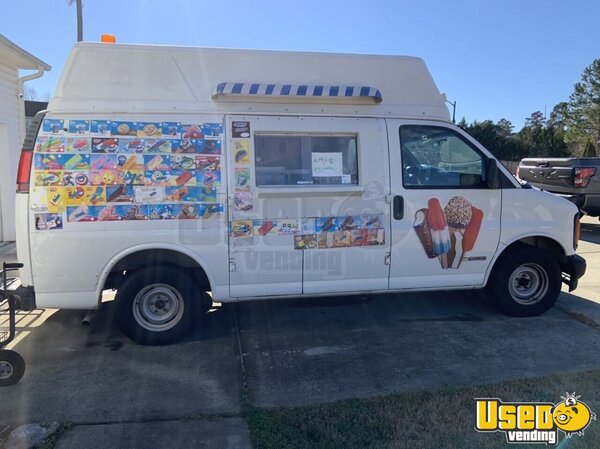 2001 Express Van Ice Cream Truck Ice Cream Truck North Carolina Gas Engine for Sale