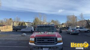 2001 (f-350 Super Duty) Lunch Serving Food Truck Spare Tire Colorado Gas Engine for Sale