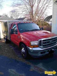 2001 F350 Lunch Serving Canteen Style Food Truck Lunch Serving Food Truck New Jersey Diesel Engine for Sale