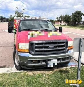 2001 F350 Lunch Serving Food Truck Propane Tank Colorado Gas Engine for Sale