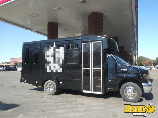 2001 F350 Mobile Barbershop Mobile Hair & Nail Salon Truck Texas Gas Engine for Sale