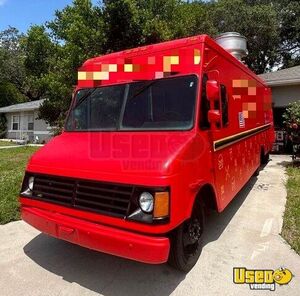 2001 Kitchen Food Truck All-purpose Food Truck Air Conditioning Florida Diesel Engine for Sale