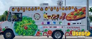 2001 Kitchen Food Truck All-purpose Food Truck Air Conditioning Florida Diesel Engine for Sale