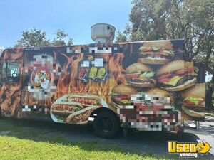 2001 Kitchen Food Truck All-purpose Food Truck Florida Diesel Engine for Sale