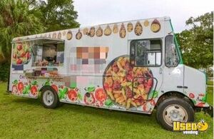 2001 Kitchen Food Truck All-purpose Food Truck Florida Diesel Engine for Sale