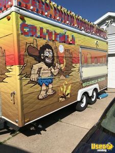 2001 Kitchen Trailer Kitchen Food Trailer Air Conditioning Wisconsin for Sale
