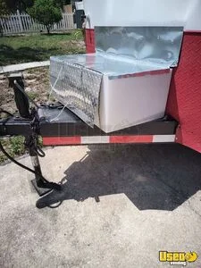 2001 Kitchen Trailer Kitchen Food Trailer Upright Freezer Florida for Sale