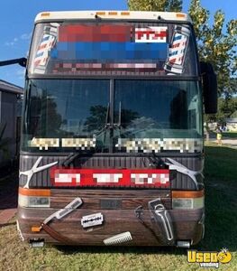 2001 Mobile Barbershop Bus Mobile Hair & Nail Salon Truck Sound System Florida Diesel Engine for Sale