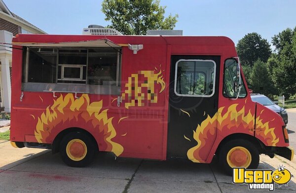 2001 P42 Step Van Kitchen Food Truck All-purpose Food Truck Maryland Gas Engine for Sale