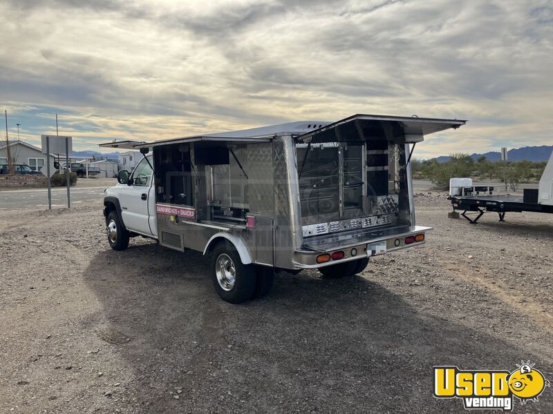 2001 Silverado 3500 Lunch Serving Food Truck Arizona Gas Engine for Sale