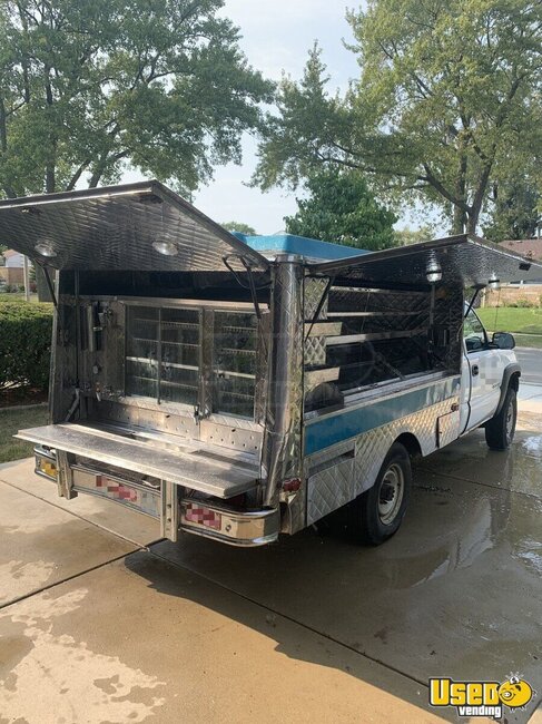 2001 Silverado Lunch Serving Food Truck Lunch Serving Food Truck Illinois Gas Engine for Sale