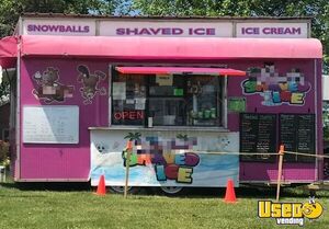 2001 Snowball And Ice Cream Trailer Snowball Trailer Air Conditioning Maryland for Sale