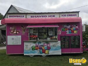 2001 Snowball And Ice Cream Trailer Snowball Trailer Concession Window Maryland for Sale