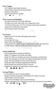 2001 Step Side All-purpose Food Truck Electrical Outlets Kansas Diesel Engine for Sale