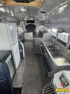2001 Thomas Built Bus Pizza Food Truck Upright Freezer Florida Diesel Engine for Sale