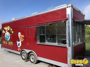 2001 Wells Cargo. ( 24’ Long X 8’-6” Height) Kitchen Food Trailer Illinois for Sale