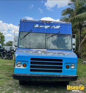2001 Work Horse Kitchen Food Trailer Stainless Steel Wall Covers Florida Diesel Engine for Sale