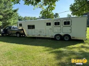 2002 3-horse Lq Trailer Air Conditioners Michigan for Sale