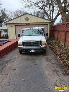 2002 3500 Dually Lunch Serving Food Truck Air Conditioning Ohio Gas Engine for Sale