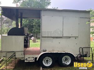 2002 Barbecue Concession Trailer Barbecue Food Trailer Air Conditioning North Carolina for Sale