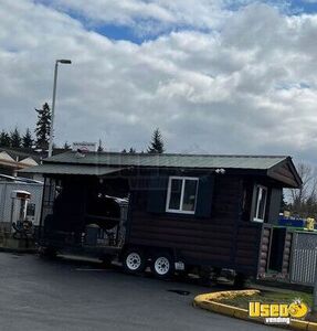 2002 Barbecue Concession Trailer Barbecue Food Trailer Cabinets Washington for Sale