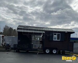 2002 Barbecue Concession Trailer Barbecue Food Trailer Concession Window Washington for Sale