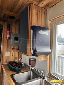 2002 Barbecue Concession Trailer Barbecue Food Trailer Open Signage Washington for Sale