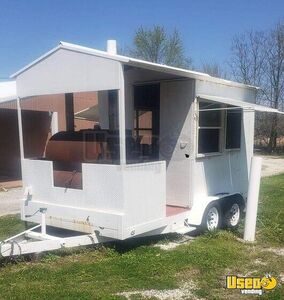 2002 Barbecue Food Trailer Barbecue Food Trailer Air Conditioning Illinois for Sale