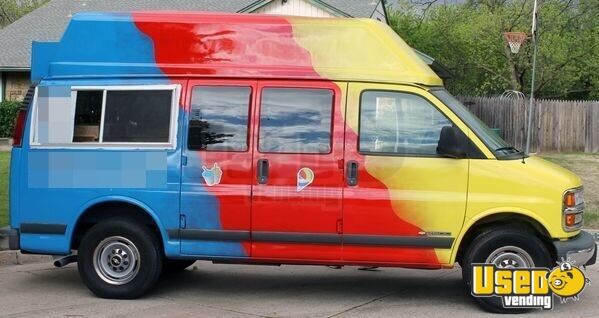 2002 Chevy Van Snowball Truck Oklahoma Gas Engine for Sale