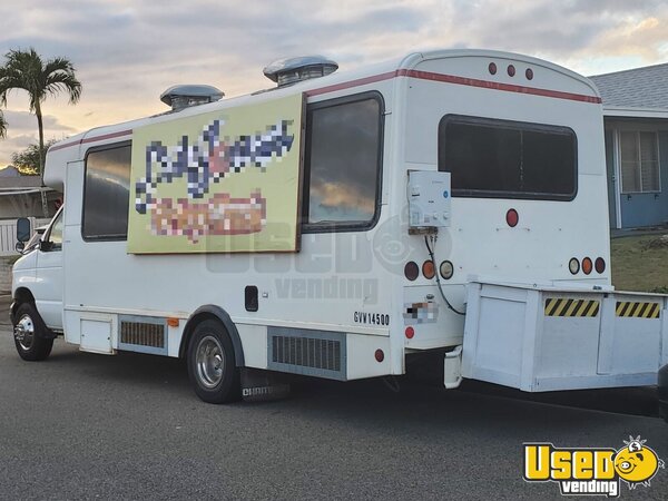 2002 E450 Bus Kitchen Food Truck All-purpose Food Truck Stainless Steel Wall Covers Hawaii for Sale