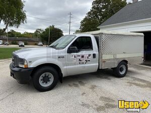 2002 F250 Lunch Serving Food Truck Lunch Serving Food Truck Air Conditioning Wisconsin Gas Engine for Sale