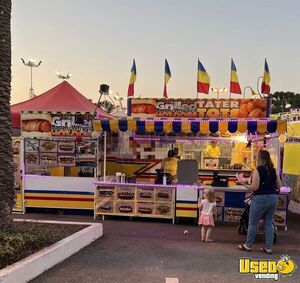 2002 Food Concession Trailer Concession Trailer Exterior Customer Counter California for Sale