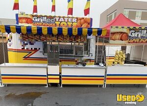2002 Food Concession Trailer Concession Trailer Removable Trailer Hitch California for Sale