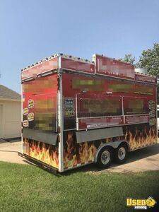 2002 Food Concession Trailer Kitchen Food Trailer Insulated Walls Texas for Sale