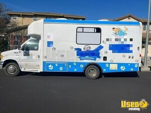 2002 Ford 450 Pet Grooming Truck Pet Care / Veterinary Truck Air Conditioning California Gas Engine for Sale