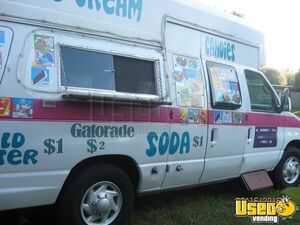 2002 Ford E250 Ice Cream Truck Florida Gas Engine for Sale