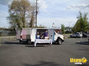 2002 Ford Ice Cream Truck Diamond Plated Aluminum Flooring Virginia Gas Engine for Sale