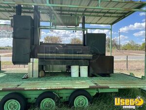 2002 Grillzilla Open Bbq Smoker Trailer Open Bbq Smoker Trailer Ice Bin Texas for Sale