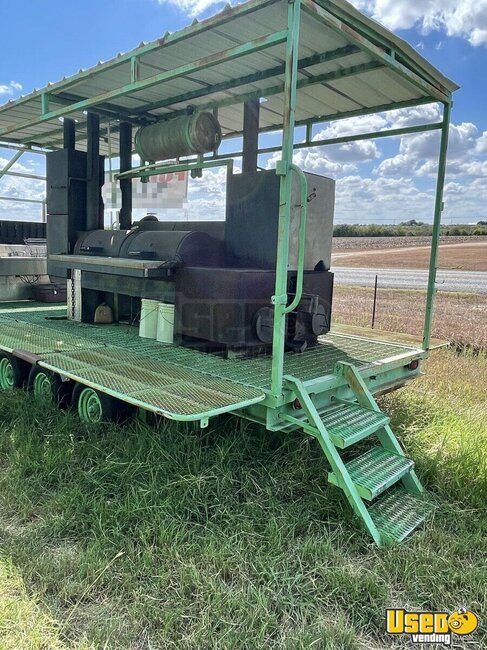 2002 Grillzilla Open Bbq Smoker Trailer Open Bbq Smoker Trailer Texas for Sale