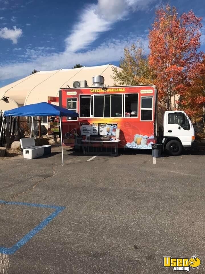 Used 2002 16' Diesel Isuzu NPR Kitchen on Wheels Food Truck for Sale
