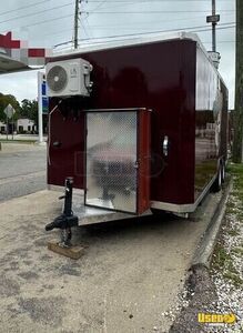 2002 Kitchen Food Trailer Diamond Plated Aluminum Flooring North Carolina for Sale